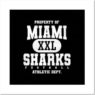 Miami Sharks Football Xxl Posters and Art